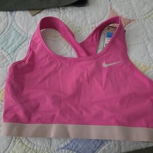Nike Women's Vibrant Pink Sports Bra